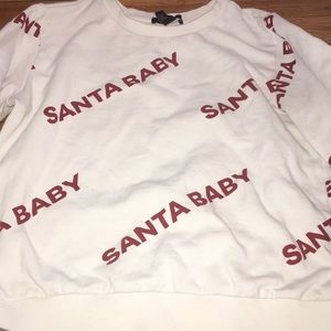 A Santa baby shirt